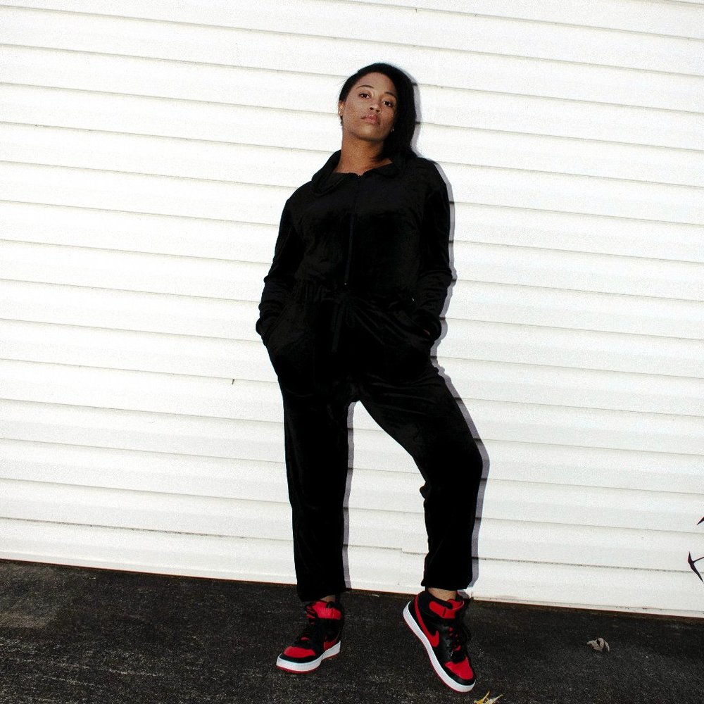 Velour Jumpsuit